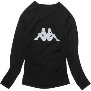 Acne Studios x Kappa Long Sleeve Logo T-shirt Black