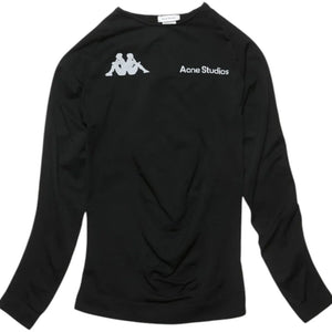 Acne Studios x Kappa Long Sleeve Logo T-shirt Black