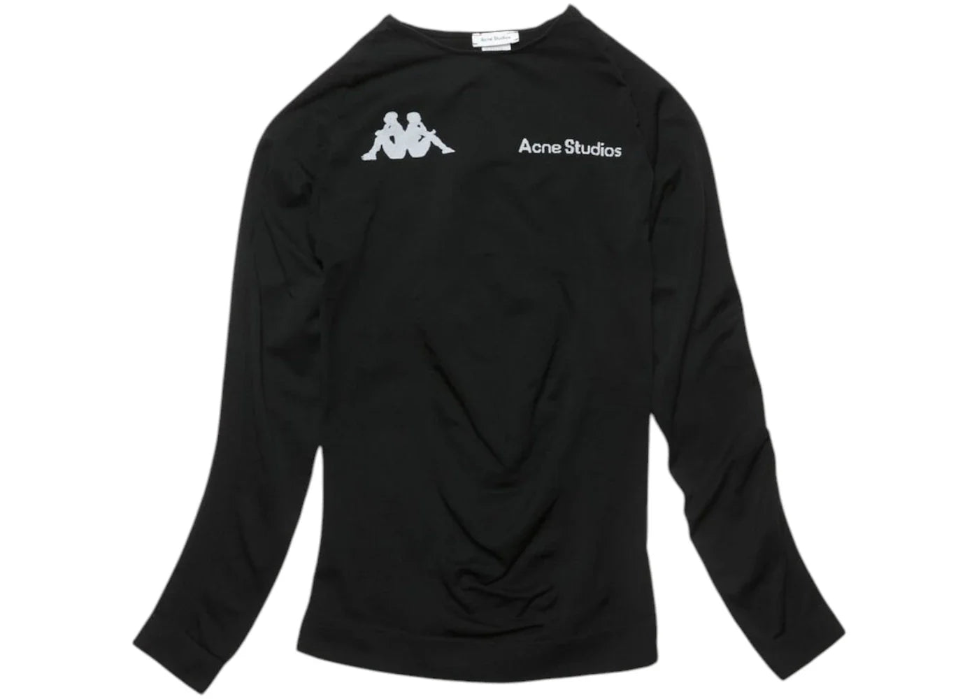 Acne Studios x Kappa Long Sleeve Logo T-shirt Black