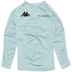Acne Studios x Kappa Long Sleeve Logo T-shirt Blue/White