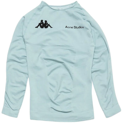 Acne Studios x Kappa Long Sleeve Logo T-shirt Blue/White