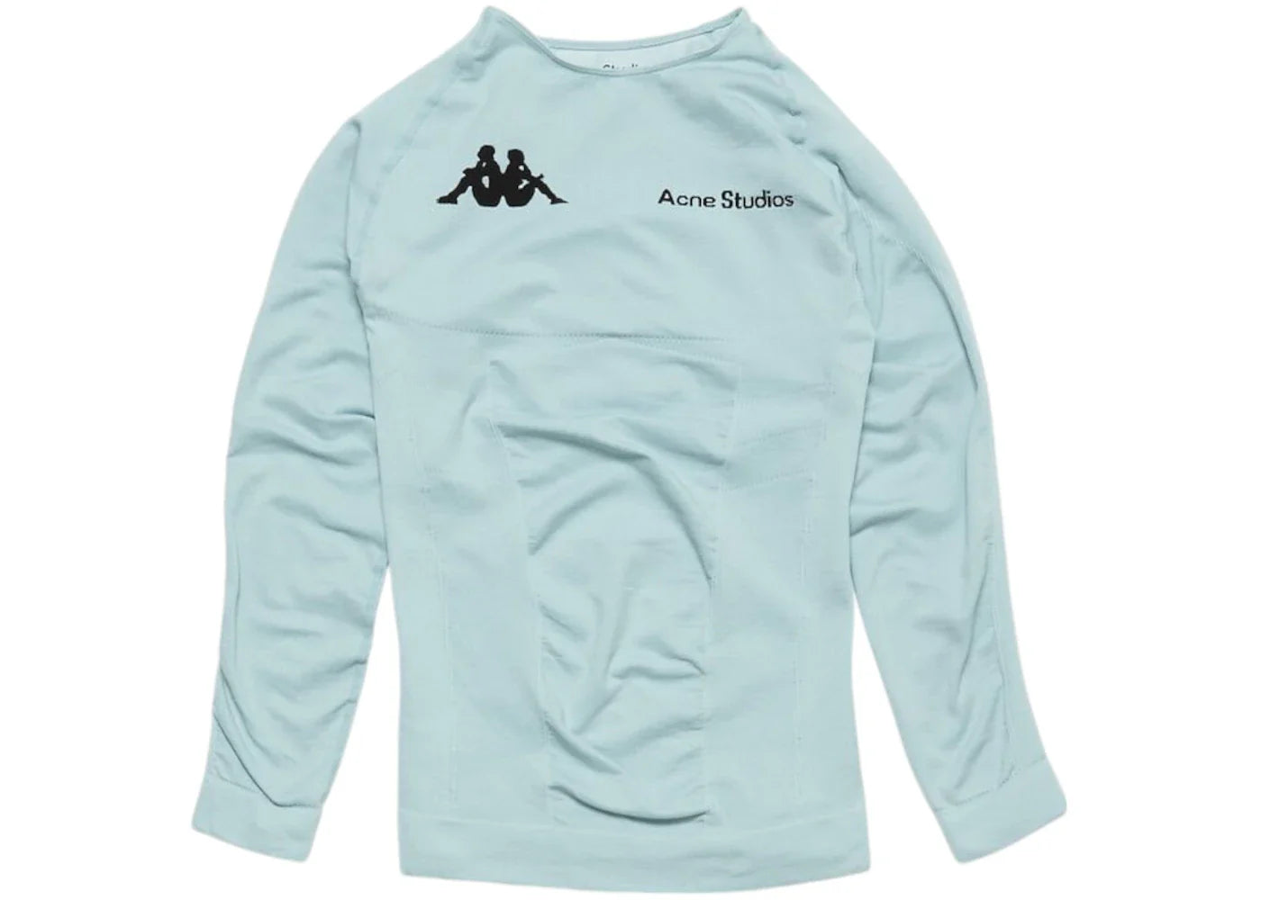 Acne Studios x Kappa Long Sleeve Logo T-shirt Blue/White