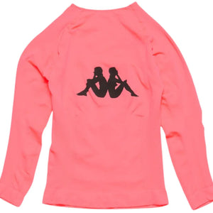 Acne Studios x Kappa Long Sleeve Logo T-shirt Neon Pink