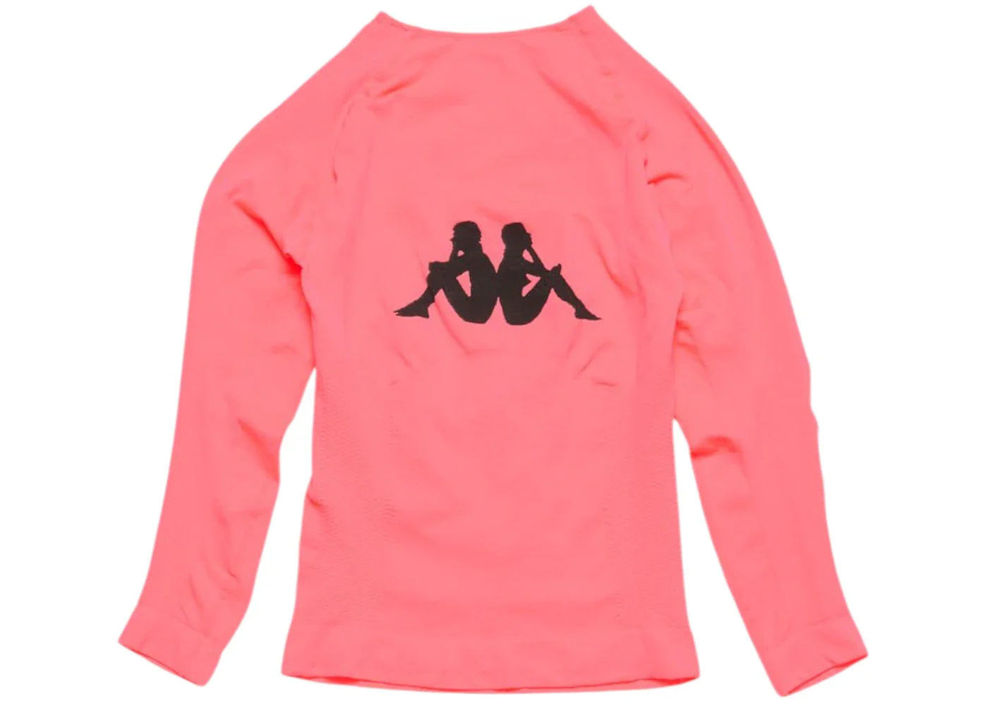 Acne Studios x Kappa Long Sleeve Logo T-shirt Neon Pink