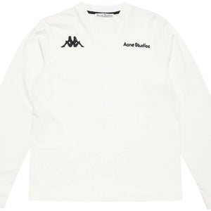 Acne Studios x Kappa Long Sleeve Logo T-shirt White