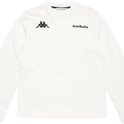 Acne Studios x Kappa Long Sleeve Logo T-shirt White