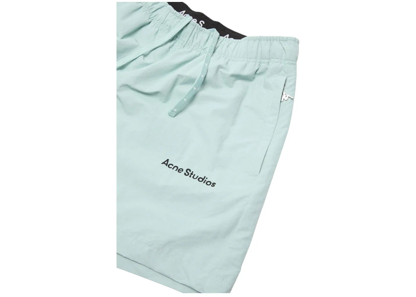 Acne Studios x Kappa Relaxed Fit Shorts Light Blue