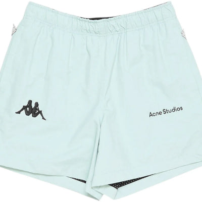 Acne Studios x Kappa Relaxed Fit Shorts Light Blue