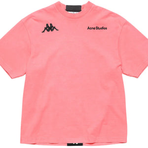 Acne Studios x Kappa Short Sleeve Logo T-shirt Neon Pink