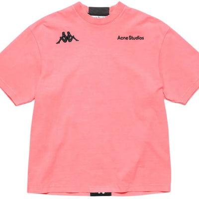 Acne Studios x Kappa Short Sleeve Logo T-shirt Neon Pink
