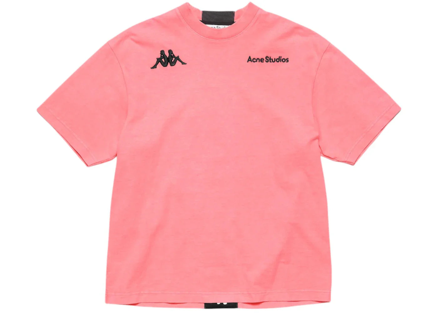 Acne Studios x Kappa Short Sleeve Logo T-shirt Neon Pink