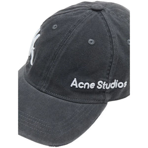 Acne Studios x Kappa Twill Logo Cap Black/White