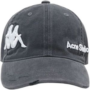Acne Studios x Kappa Twill Logo Cap Black/White