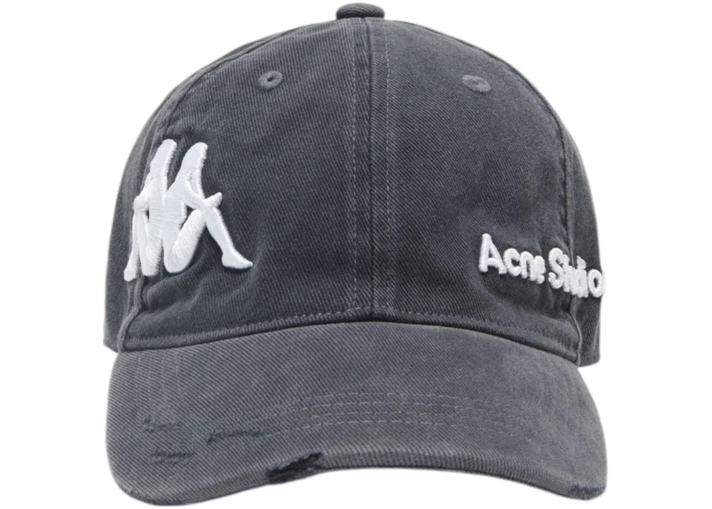 Acne Studios x Kappa Twill Logo Cap Black/White