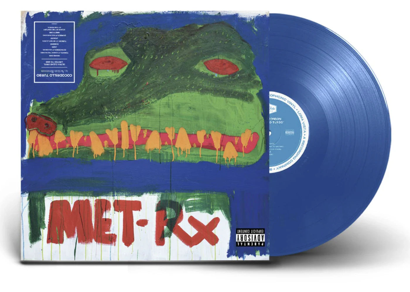 Action Bronson Cocodrillo Turbo 2XLP Vinyl Opaque Blue