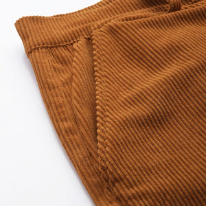 Men's Brown Straight Fit Textured Trousers