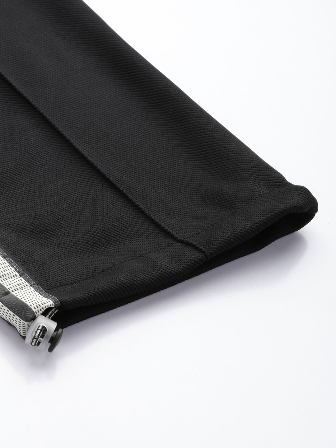 Men's Black Relaxed Fit Printed Wide Leg Joggers