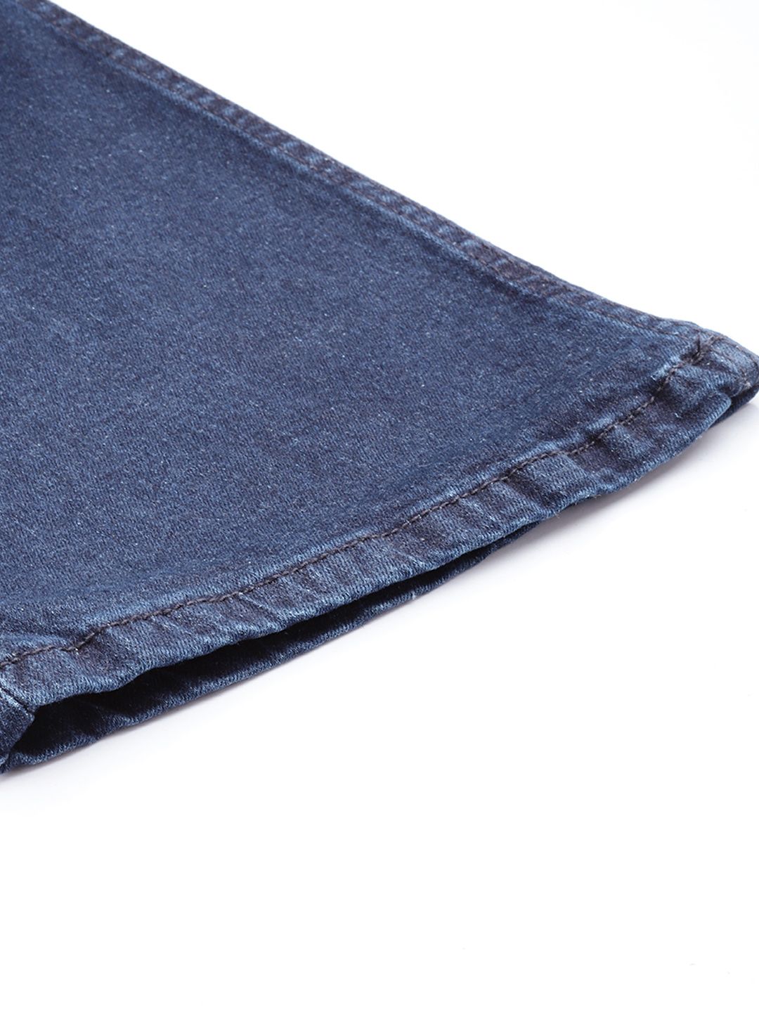 Men's Blue Bootcut Solid Stretchable Jeans