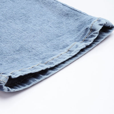 Men's Blue Bootcut Solid Stretchable Jeans