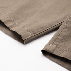 Men's Brown Regular Fit Solid Chino Shorts