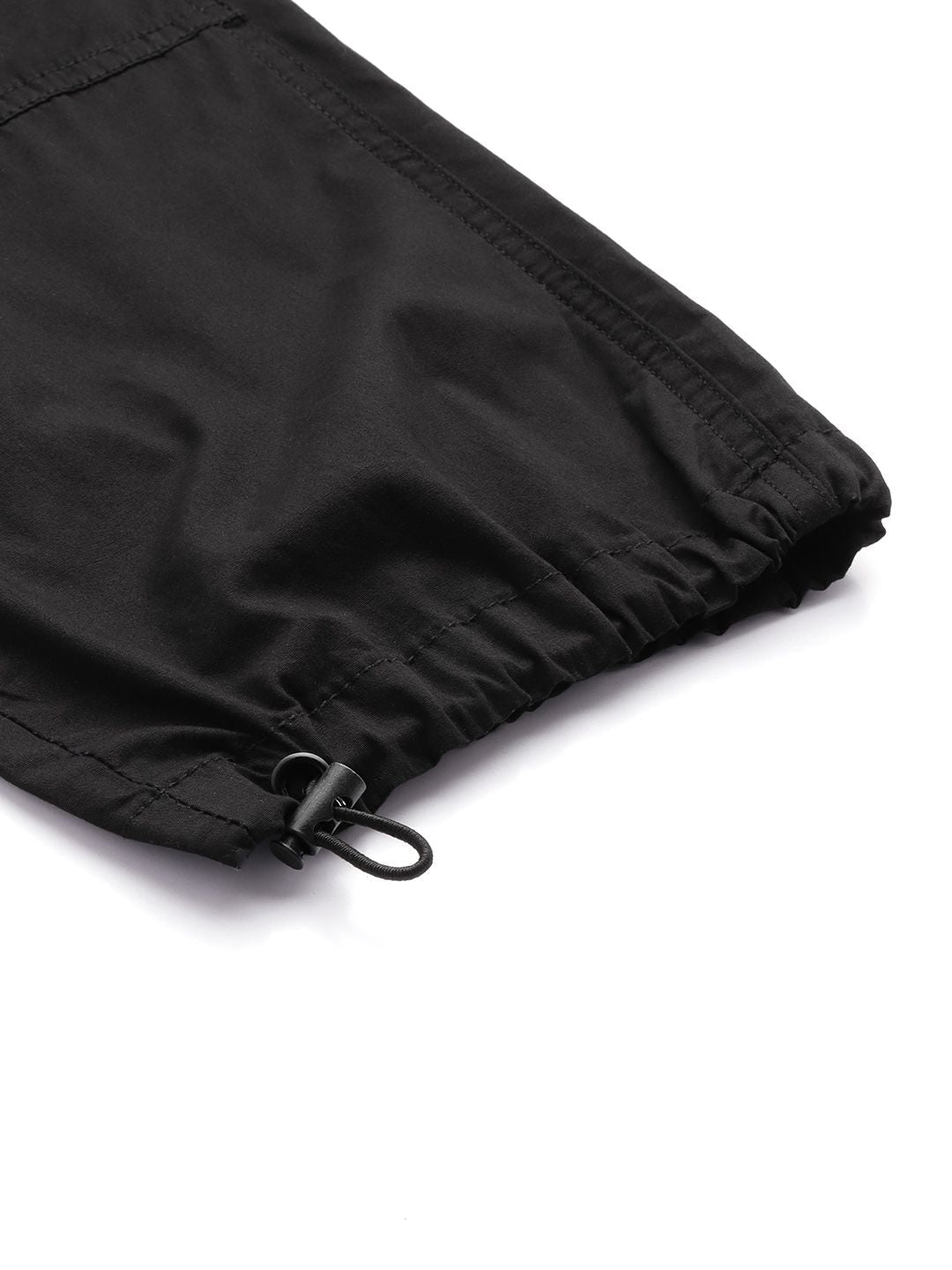 Men's Black Relaxed Fit Cargos