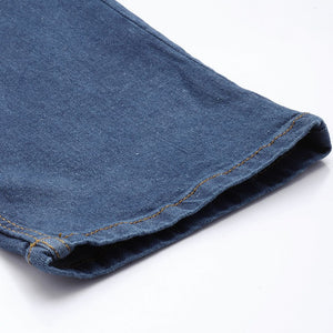 Men's Blue Slim Fit Solid Jeans