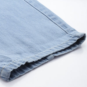 Men's Blue Relaxed Fit Solid Jeans