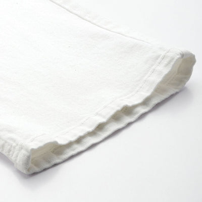 Men's White Bootcut Solid Stretchable Jeans