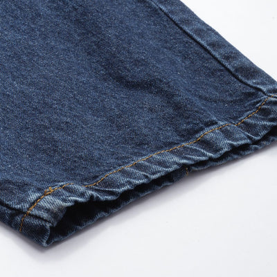 Men's Blue Relaxed Fit Solid Jeans