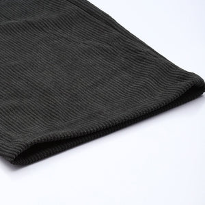 Men's Grey Straight Fit Textured Trousers