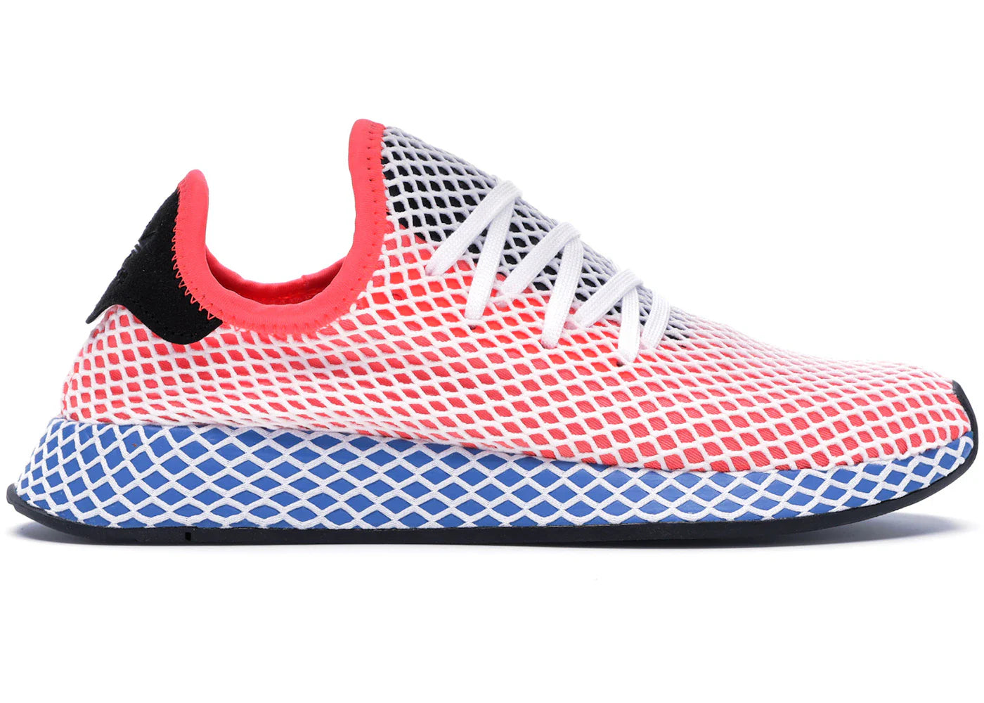 adidas Deerupt Solar Red Bluebird