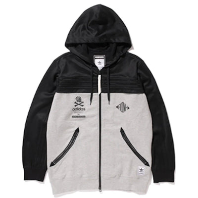 adidas Neighborhood Zip Up Hoodie Black/Grey