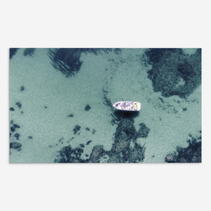 Aerial Ocean Bliss Photography Print by Ingrid Beddoes