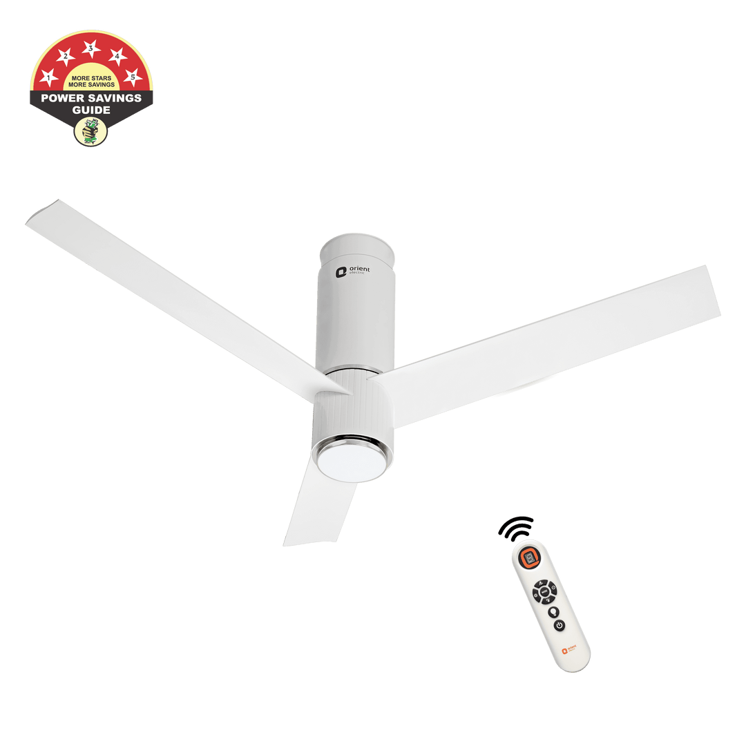 Aeroslim with IoT, Remote & 3CCT Underlight BLDC PRO Smart Ceiling Fan