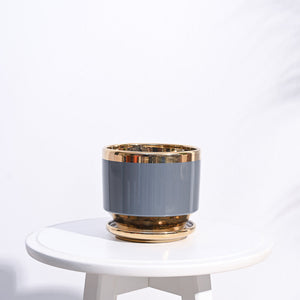 Aurelius Round Ceramic Pot