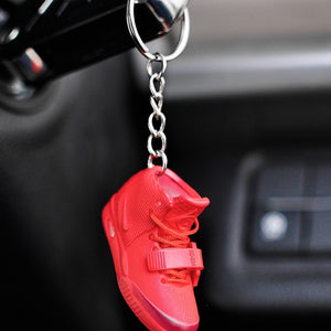 3D Sneaker Keychain Red October
