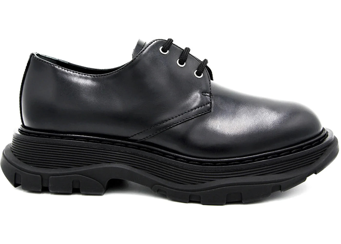 Alexander Mcqueen Chunky Sole Lace-Up Shoes Black
