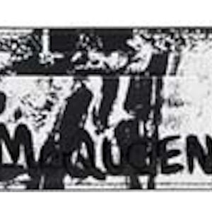 Alexander Mcqueen Graffiti Logo Card Holder Black/White