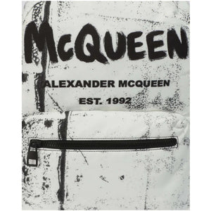 Alexander Mcqueen Metropolitan Backpack Black/White