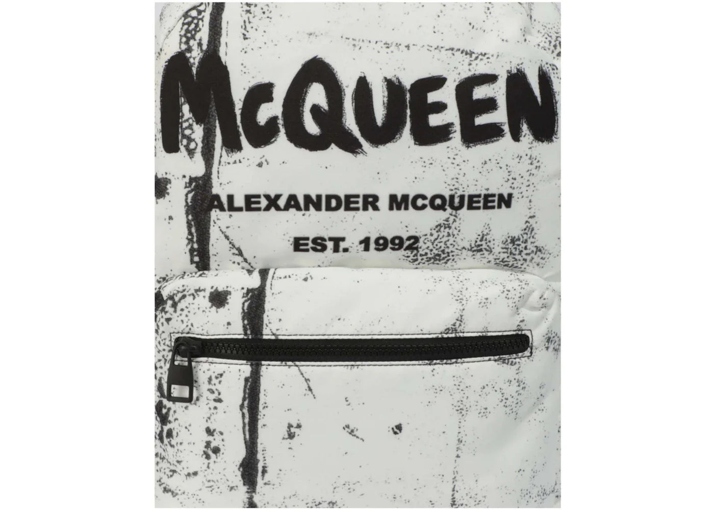 Alexander Mcqueen Metropolitan Backpack Black/White