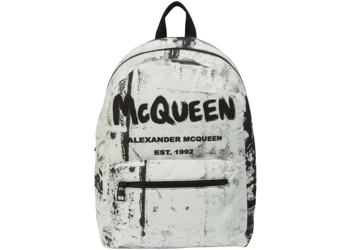 Alexander Mcqueen Metropolitan Backpack Black/White