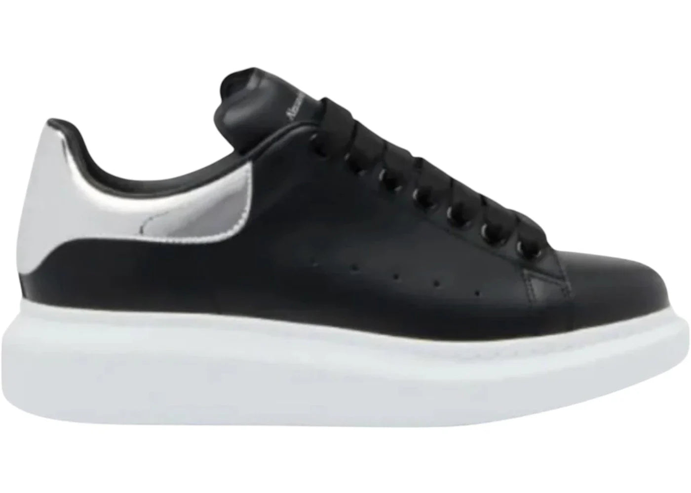 Alexander Mcqueen Oversized Black Silver White (Women'S)