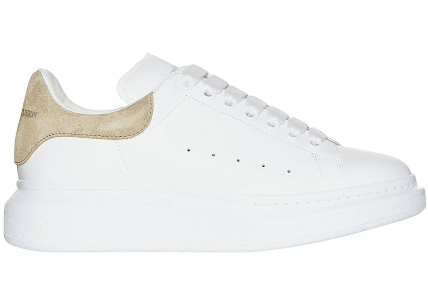 Alexander Mcqueen Oversized White Beige