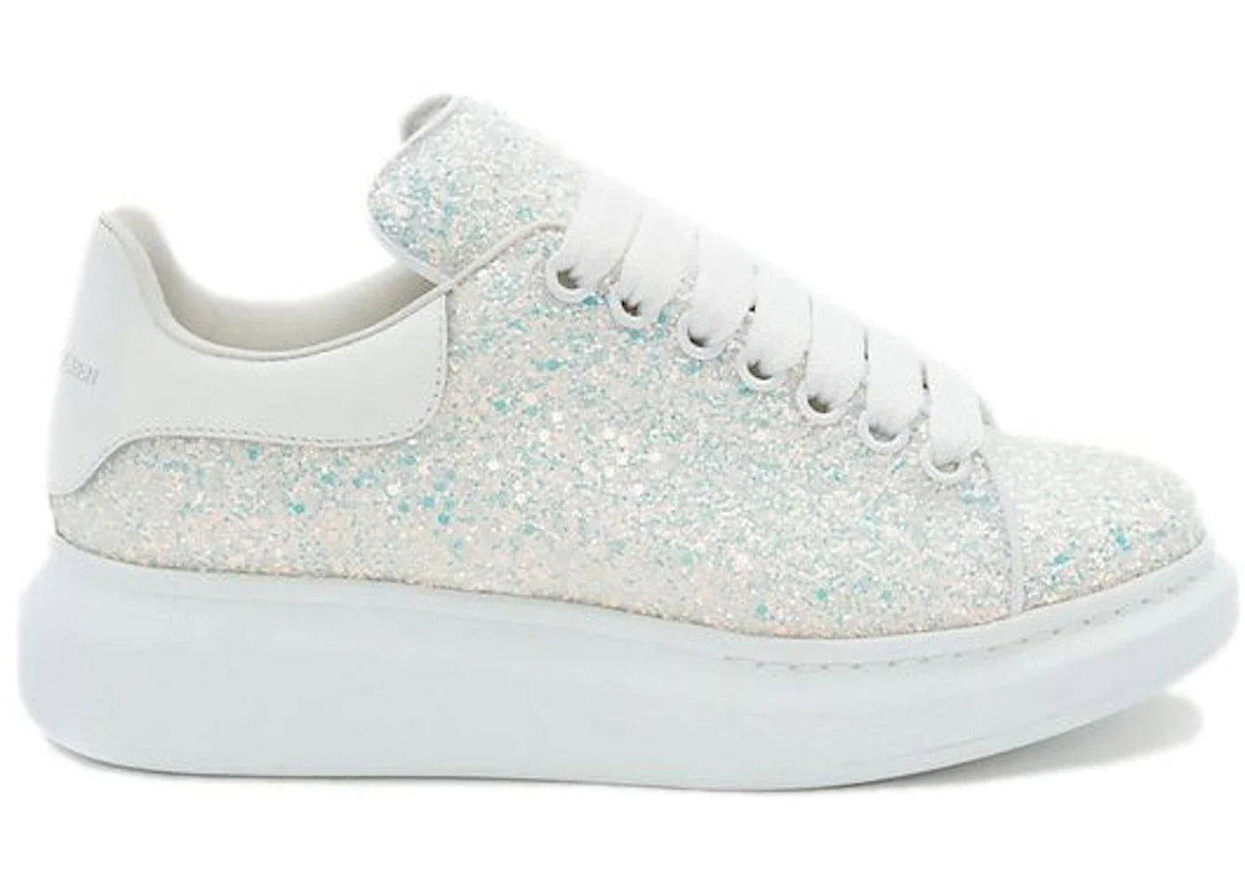 Alexander Mcqueen Oversized White Ice Glitter (Women'S)