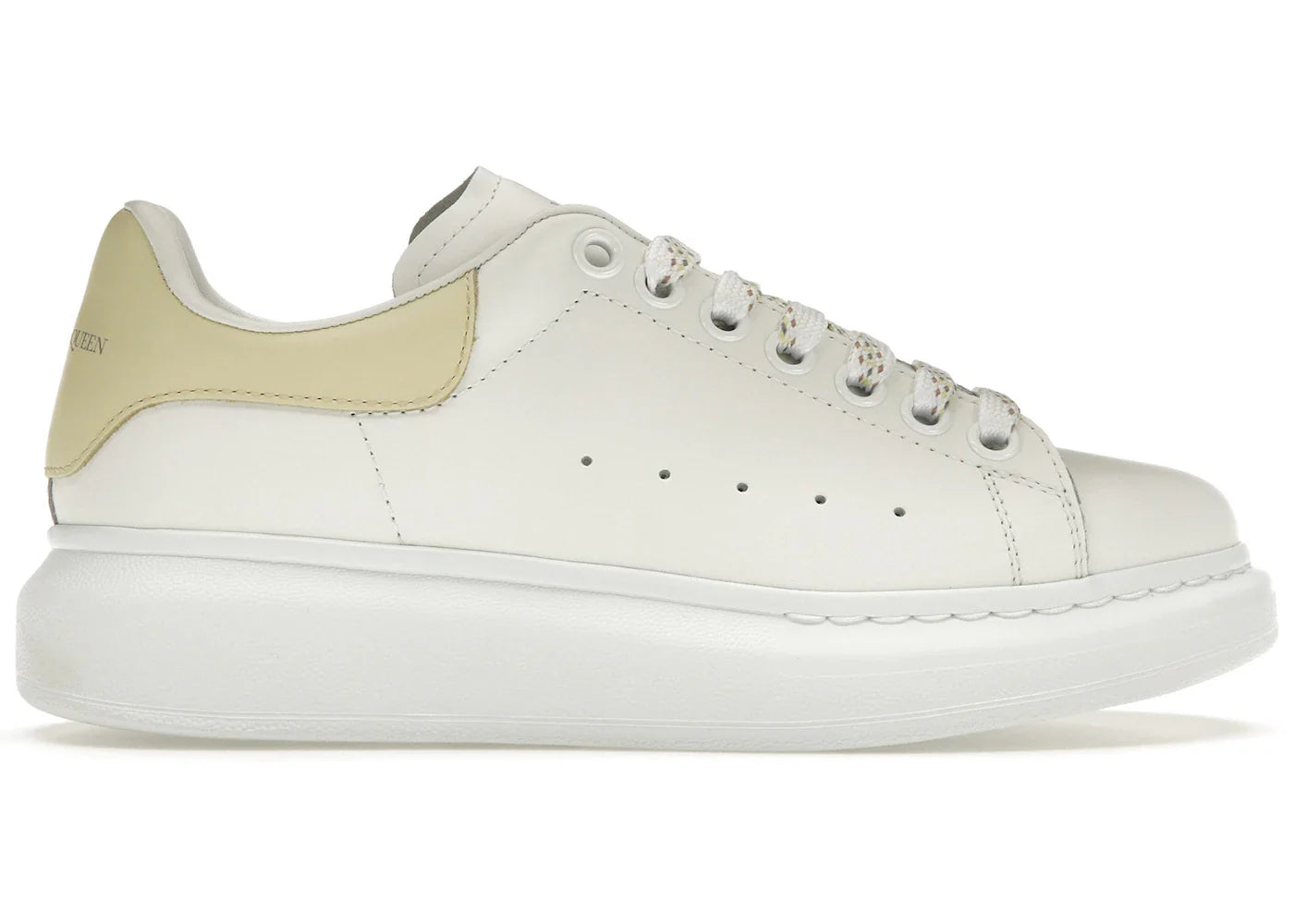 Alexander Mcqueen Oversized White Lemon Yellow (Women'S)