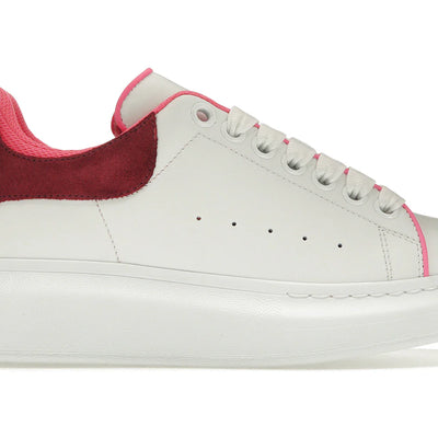 Alexander Mcqueen Oversized White Velvet Fuchia (Women'S)