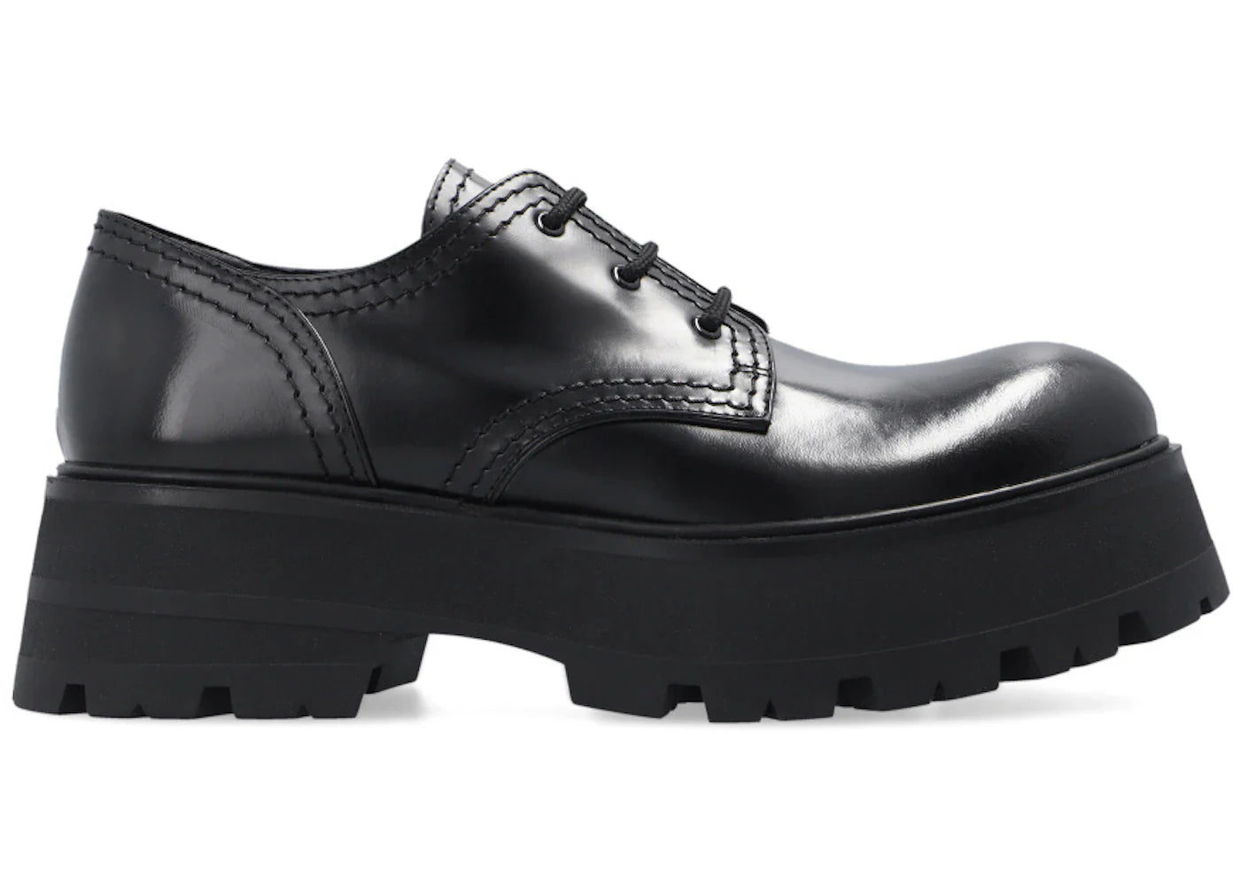 Alexander Mcqueen Rave Oxfords Black (Women'S)
