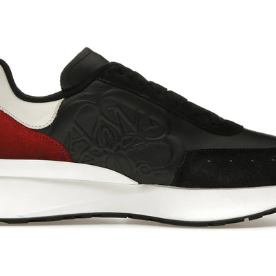 Alexander Mcqueen Sprint Runner Black White Red