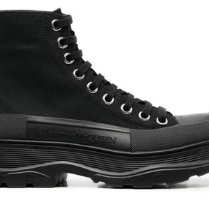 Alexander Mcqueen Tread Slick Boot Triple Black