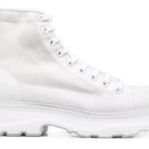 Alexander Mcqueen Tread Slick Boot White White Clear Sole